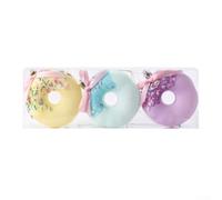 Boule de Noël en PVC avec forme de bonbon distinctive, adaptée pour accrocher un arbre et les arrangements de vacances pour créer un cadre saisonnier joyeux pour les enfants (E)