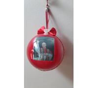Boule de Noël faite à la main avec le pape Léon XIV Robert Francis Prevost - 8 cm