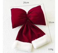 Boule de Noël Floquée avec Décoration Suspendue Boule de Noël(L) | Texture pour velours doux, vif, avec Ã©lÃ©gant, pour idÃ©al sapin de NoÃ«l, ambiance chaleureuse