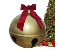 Boule de Noël géante de 45/60 cm pour décoration extérieure | Boule Gonflable géante à grelots pour Une décoration de Noël Amusante dans Votre Jardin, terrasse ou Patio.