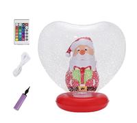 Boule de Noël gonflable, 60 cm, grosses, pour l'extérieur, la cour, le jardin, le Père Noël