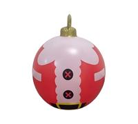 Boule De Noël Gonflable, Avec Des Motifs De Vacances Dynamiques, 60 Cm, Ornement De L'arbre De Noël Gonflable, Décoration De Soufflage En PVC Étanche, Construction Réutilisable, Pour Les Balustres, Le
