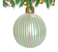 Boule De Noël Gonflable, Boule Gonflable De Noël en PVC pour Extérieur, Globe De Soufflage Géant Réutilisable, Décoration Suspendue Extérieure Étanche pour Le Mariage De Jardin De Jardin