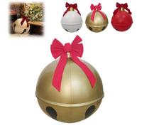 Boule de Noël gonflable de 45 cm - Boule de Noël gonflable amusante - Décoration de cour - Décoration d'extérieur pour jardin, cour, terrasse, vacances, décoration d'intérieur
