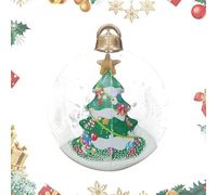 Boule de Noël Gonflable | Décoration de Boule de Noël à Gonfler - Décoration Festive Étanche pour Jardin Pelouse Intérieur Extérieur Fêtes