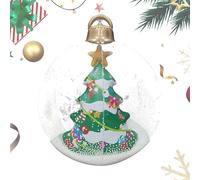 Boule de Noël Gonflable - Décoration de Boule de Noël à Gonfler | Décoration Festive Étanche pour Jardin Pelouse Intérieur Extérieur Fêtes