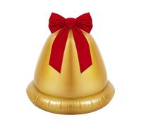 Boule de Noël Gonflable - Décoration de Clochettes de 56 cm avec Noeud pour Extérieur | Centre de Table Globe Ballon pour Fêtes Hivernales Extérieur Jardin Pelouse Porche Porte Fenêtre - Piscine Fenêt