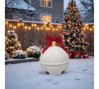 Boule de Noël gonflable géante de 45 cm, décoration de cour gonflable en PVC pour jardin, cour, terrasse, décoration de vacances