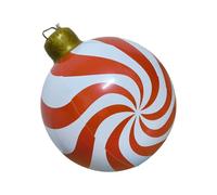 Boule de Noël gonflable géante - Grandes boules de Noël gonflables - Boule de Noël - 50 cm - Décoration de fête - Boule gonflable extérieure pour patio, B