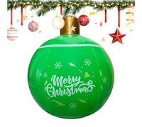Boule de Noël gonflable - Grande décoration gonflable avec design, décoration de vacances pour utilisation intérieure et extérieure, matériau imperméable avec couleur vive, accent amusant pour pelouse