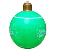 Boule de Noël gonflable - Grandes boules de Noël géantes | Décoration d'extérieur portable et festive - Boules de bonhomme de neige réutilisables pour vacances, jardin, pelouse