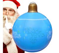 Boule de Noël Gonflable - Ornement De Plage De Vacances Réutilisable Géant De 120 Cm, Décoration En PVC Extérieur, Charmant Etat D'humeur De Noël | Décoration D'exposition De Vacances D