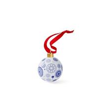 Boule de Noël Italienne Bleue - Rayons Simples