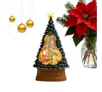 Boule de Noël lumineuse | Minuteur musical USB de 6 heures | Boule à neige lumineuse de Noël, pour cheminée, salle à manger, étagère, chambre à coucher, rebord de fenêtre, amis, adolescents et adultes