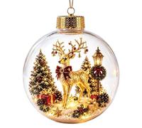 Boule de Noël miniature paysage d'hiver sphère