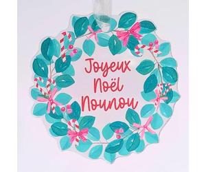 Boule de Noel personnalisée - Maîtresse, Atsem, Aesh, Cadeau Nounou | Décoration Noel, Deco Sapin, Ornement Sapin - Cadeau élève Fin d'année école | Made in France | Te Whaka (Nounou)