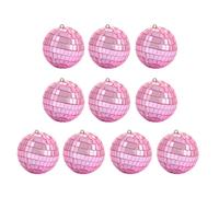 Boule de Noël réfléchissante lumineuse en mousse avec finition verres, décoration à suspendre pour les fêtes en intérieur et les fêtes de fin d'année, décoration portable en mousse