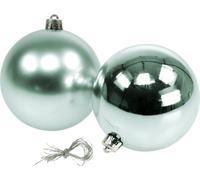 Boule de Noël résistante à la casse Ø10cm Set de 4 pièces vert clair