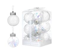 Boule de Noël résistante à la rupture et décoration suspendue | Boules De Sapin De Noël Pour La Maison Intérieur Extérieur Vacances Fête Festival Centre Commercial Chambre Fenêtre
