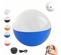 Boule De Noël Souvenir, Boule De Cristal Électronique Personnalisée, Lampe À Mémoire De Forme À Ultrasons, Lecteur Vidéo Numérique Wi-FI Personnalisé, Vidéos Et Photos Téléchargeables(Blue,WiFi)