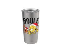 Boule de pétanque en forme de cochon qui allait boulen pour les joueurs de boules Gobelet isotherme en acier inoxydable double paroi