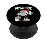 Boule De Pétanque Père Noël Outfit pour Boulistes Boules PopSockets PopGrip Adhésif