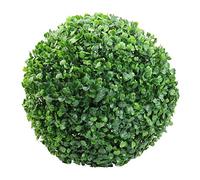 Boule de plante artificielle en plastique, arbre topiaire, buis, boules décoratives demi-rondes pour décoration de table, jardin, décoration de mariage (vert)