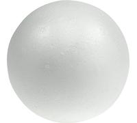 Boule de polystyrène Ø12cm Set 5pcs Bricolage Décoration Blanc