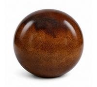 Boule de poterie en céramique pour jardin Marron brillant Diamètre 40 cm