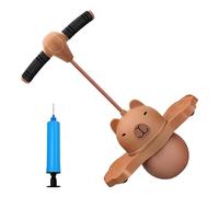 Boule De Pour - Capybara Avec Poignée De Pompe | Balance Board Pour Sautant Avec La Balle | Pour Garçons Et Filles, Adultes, Maternelle, École primaire, Maison, Intérieur Et