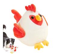Boule de pour chiens, jouet pour chiens issant - Bounce Ball Cartoon Poulet Plux Toys with Sound,Jeu rechargeable, jouets de chien en mouvement qui isse, les fournitures pour animaux de compagnie