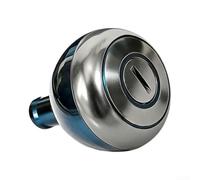 Boule de préhension sphérique en aluminium pour Stella SW Saltiga | Technologie intégrée CNC, aluminium haute résistance, finition bleue argentée, convient pour Stella SW Saltiga IC300