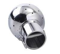 Boule de Pulvérisation Rotative 1/4 "3/8" 1/2 "3/4" 1 "1-1/4" 1-1/2 "2" BSP filetage femelle 304 316 acier inoxydable sanitaire fixe boule de pulvérisation nettoyage du réservoir(Latching,304_1-1/2")