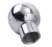 Boule de Pulvérisation Rotative 1/4 "3/8" 1/2 "3/4" 1 "1-1/4" 1-1/2 "2" BSP filetage femelle 304 316 acier inoxydable sanitaire fixe boule de pulvérisation nettoyage du réservoir(BSPT Female,316L_1")