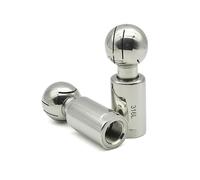 Boule de pulvérisation rotative en acier inoxydable 316L