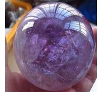 Boule De Quartz Améthyste Naturelle, 1 Pièce, Grande Et Jolie Boule De Cristal, Guérison, Pierre Violette, Salon, Rêve, Violet, Ornements