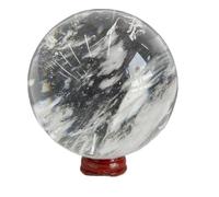 Boule de quartz en pierre fondue de 7 à 11 cm, 1 pièce, boule de cristal clair for la méditation(8-9cm)