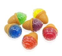 Boule De Raisin Pour Crème Glacée, Soulagement Du Stress Squishy, Décompression Tpr Bulle Perle Boule Pincée Boule D'Évent Boule De Compression