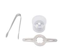 Boule de refroidissement de café réutilisable en acier inoxydable, boule de café congelé avec support détachable pour la maison