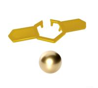 Boule de refroidissement pour café 38 mm Outil essentiel pour préserver le goût des cocktails et du café (or + 38 mm doré)