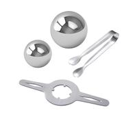 Boule de refroidissement pour café - Boule de refroidissement en acier inoxydable pour café - Conserve plus de saveur avec la boule de refroidissement Freeze Espres