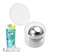 Boule de refroidissement pour , sphère à glace réutilisable en acier inoxydable, outil de refroidissement de boisson pour bourbon, café, maison, bar, fête, pique-nique, camping, boissons