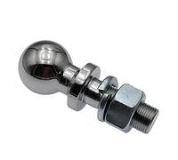 Boule de remorquage chromé 2-5/16 "(58,7 mm), 1" diamètre de tige.Capacité de remorquage d'attelage de la remorque 5000lbs, pièces de remorque, remontage de remorque remorqueur, Compatibilité polyval
