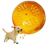 Boule de report pour chiens, interactives de 6 cm, grincements pour la dentition - Jouets interactifs avec boules de report - pour chiots petites et grandes races mâchoires agressifs jardin