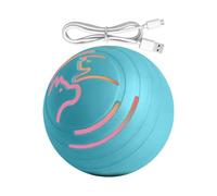 Boule de roulement automatique pour chats, boules de jouet interactives pour chats,Chats chiens qui roulent des jouets rebondissants Boule | Boule portative rechargeable puissante pour petits chiens