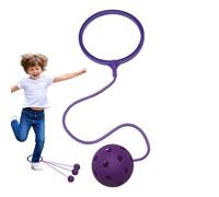 Boule De Saut À La Cheville pour Les Kids, Jouet De Cheville Doux, Anneau De Pied Rotatif, Balle Rebondissante avec Ficelle, Conception Légère pour Un Jeu Sûr, Corde Confortable, Couleur Assortie
