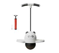 Boule De Saut - Boule De Saut Avec Poignée | Équilibrage Des Balles Pggo | Balance Board Antidérapant Avec LED Colorées En Forme De Panda | Enfants En Plein Air Anniversaire Nouvel An Noël Pa