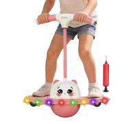 Boule de saut d'équilibre pour enfants - Jouet lumineux pour l'entraînement 'équilibre - Table pour sauts et cascades, pour garçons et filles, maison, salon, jardin, cour, gymnase