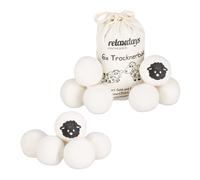 Boule de sechage balles en laine boules écologiques réutilisables 7 cm 12 pièces