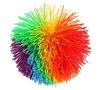 Boule De Silicone Colorée Honiwu, Pompon Arc-en-ciel De 11 Cm, Balle De Jonglage Moelleuse, Boule Sensorielle Arc-en-ciel, Boule De Pompon Colorée Arc-en-ciel, Balles Anti-stress Sensorielles Fidget S